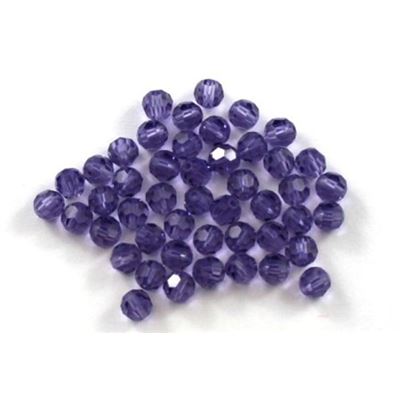 Swarovski Crystal 5000 Round Tanzanite 4mm 