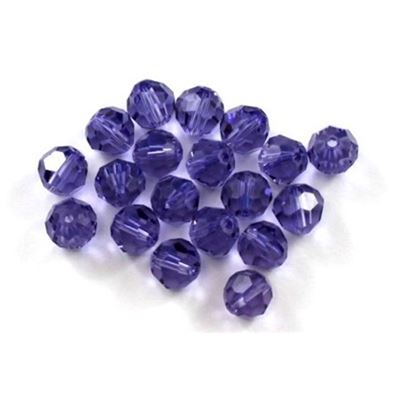 Swarovski Crystal 5000 Round Tanzanite 6mm 