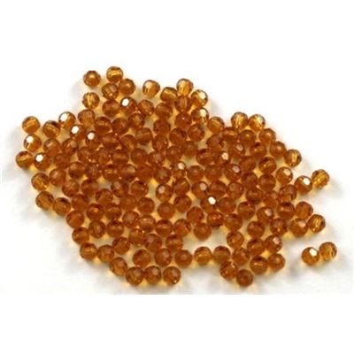 Swarovski Crystal 5000 Round Topaz 3mm 