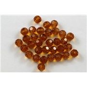 Swarovski Crystal 5000 Round Topaz 5mm 