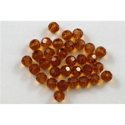 Swarovski Crystal 5000 Round Topaz 5mm 