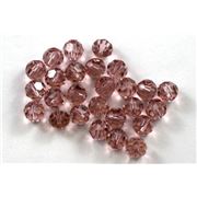 Swarovski Crystal 5000 Round Vintage Rose 6mm 