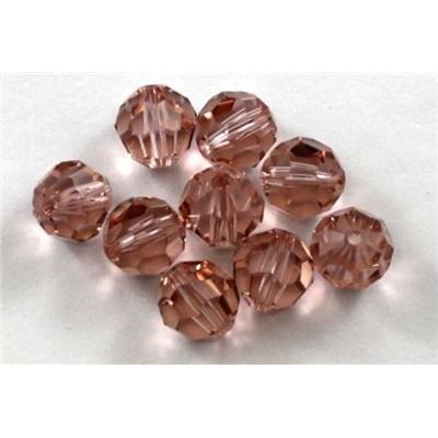 Swarovski Crystal 5000 Round Vintage Rose 8mm 