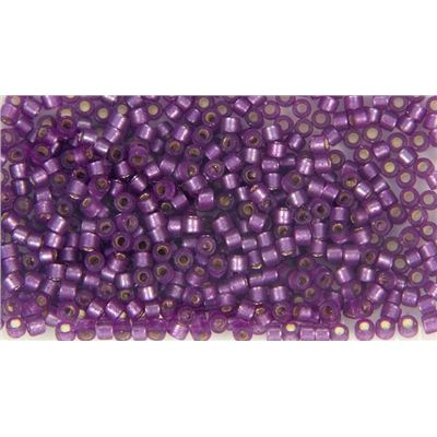 Delica DBR 695 Violet Semi Matte Silverlined 11/0 - Minimum 3g