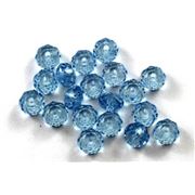 Swarovski Crystal 5040 Briolette Aqua 6mm 