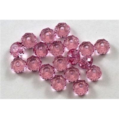 Swarovski Crystal 5040 Briolette Light Rose 6mm 