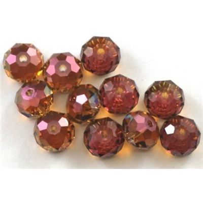 Swarovski Crystal 5040 Briolette Crystal Copper 8mm 