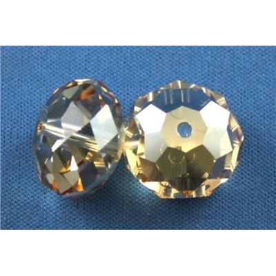 Swarovski Crystal 5040 Briolette Golden Shadow 18mm 