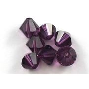 Swarovski Crystal 5328 Bicone Amethyst 8mm 