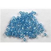 Swarovski Crystal 5328 Bicone Aqua 3mm 
