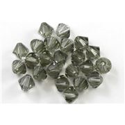 Swarovski Crystal 5328 Bicone Black Diamond 6mm 