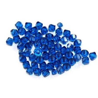 Swarovski Crystal 5328 Bicone Capri Blue 4mm 