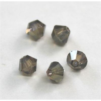 Swarovski Crystal 5328 Bicone Crystal Bronze Shade 4mm 