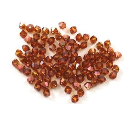 Swarovski Crystal 5328 Bicone Crystal Copper 3mm 