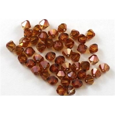 Swarovski Crystal 5328 Bicone Crystal Copper 4mm 