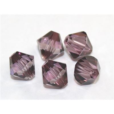 Swarovski Crystal 5328 Bicone Antique Pink 8mm 