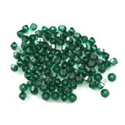 Swarovski Crystal 5328 Bicone Emerald 3mm 