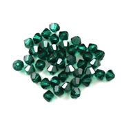 Swarovski Crystal 5328 Bicone Emerald 4mm 