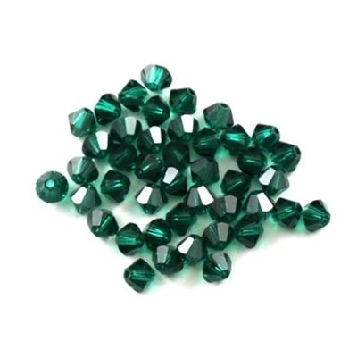 Swarovski Crystal 5328 Bicone Emerald 4mm 