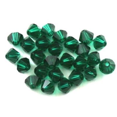Swarovski Crystal 5328 Bicone Emerald 5mm 