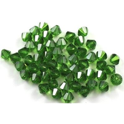 Swarovski Crystal 5328 Bicone Fern Green 4mm 