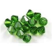 Swarovski Crystal 5328 Bicone Fern Green 8mm 