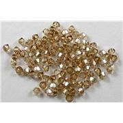 Swarovski Crystal 5328 Bicone Golden Shadow 3mm 