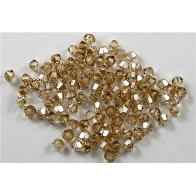 Swarovski Crystal 5328 Bicone Golden Shadow 3mm 
