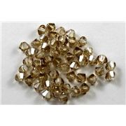 Swarovski Crystal 5328 Bicone Golden Shadow 4mm 
