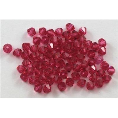 Swarovski Crystal 5328 Bicone Indian Pink 4mm 