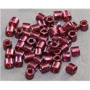 Delica DBL 116 Metallic Red Lustre 8/0 - Minimum 5g