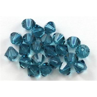 Swarovski Crystal 5328 Bicone Indicolite 6mm 