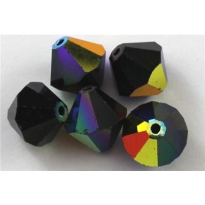 Swarovski Crystal 5328 Bicone Jet 10mm 