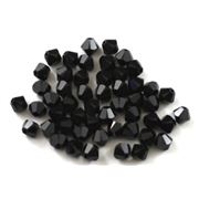 Swarovski Crystal 5328 Bicone Jet 4mm 