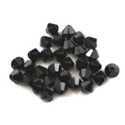 Swarovski Crystal 5328 Bicone Jet 5mm 