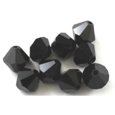 Swarovski Crystal 5328 Bicone Jet 8mm 