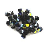 Swarovski Crystal 5328 Bicone Jet AB 5mm 