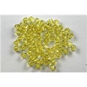 Swarovski Crystal 5328 Bicone Jonquil 4mm 