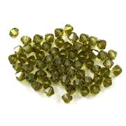 Swarovski Crystal 5328 Bicone Khaki 4mm 