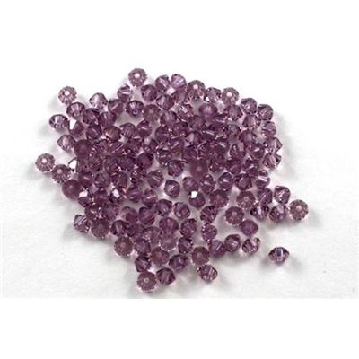 Swarovski Crystal 5328 Bicone Light Amethyst 3mm 