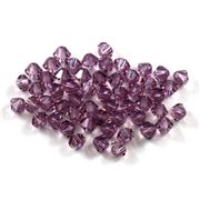 Swarovski Crystal 5328 Bicone Light Amethyst 4mm 