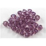 Swarovski Crystal 5328 Bicone Light Amethyst 5mm 