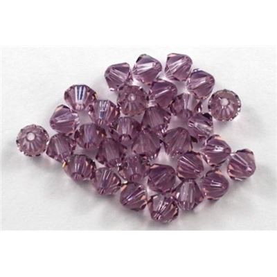 Swarovski Crystal 5328 Bicone Light Amethyst 5mm 