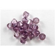 Swarovski Crystal 5328 Bicone Light Amethyst 6mm 