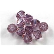 Swarovski Crystal 5328 Bicone Light Amethyst 8mm 