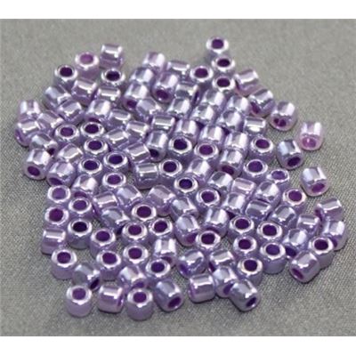 Delica DBL 249 Purple Lined Crystal 8/0 - Minimum 5g