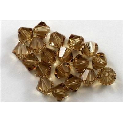 Swarovski Crystal 5328 Bicone Light Colorado 6mm 