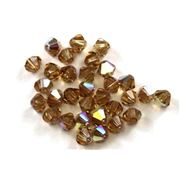 Swarovski Crystal 5328 Bicone Light Colorado AB 4mm 