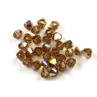 Swarovski Crystal 5328 Bicone Light Colorado AB 4mm 