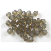 Swarovski Crystal 5328 Bicone Light Grey Opal 5mm 